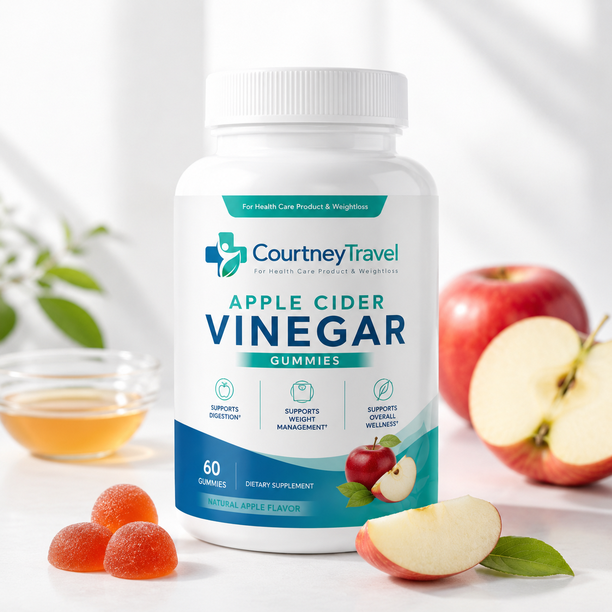 CourtneyTravel Apple Cider Vinegar Gummies