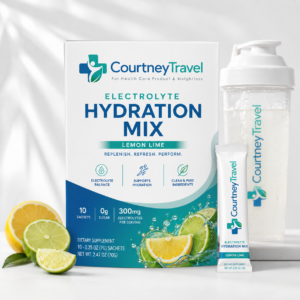 CourtneyTravel Electrolyte Hydration Mix – Lemon Lime